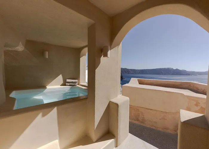 Caldera's Dream Cave House With Hot Tub & Sea View *