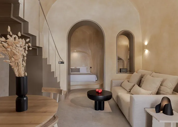 Caldera's Dream Cave House With Hot Tub & Sea View