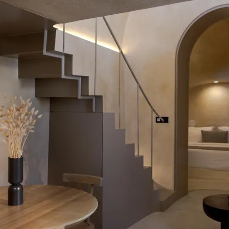 펜션 Caldera's Dream Cave House With Hot Tub & Sea View *