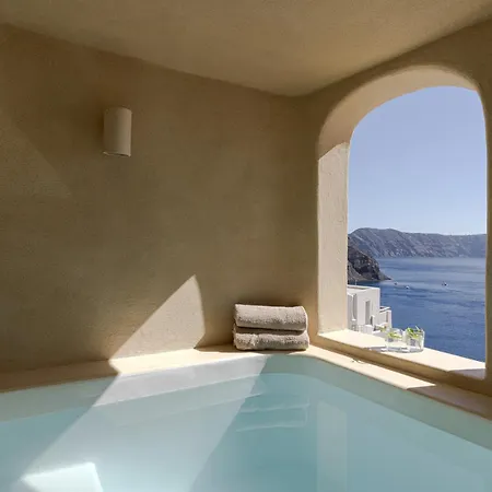 Caldera's Dream Cave House With Hot Tub & Sea View
