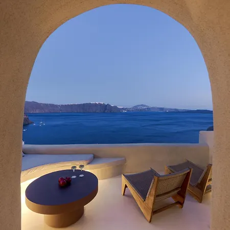 Caldera's Dream Cave House With Hot Tub & Sea View 이아