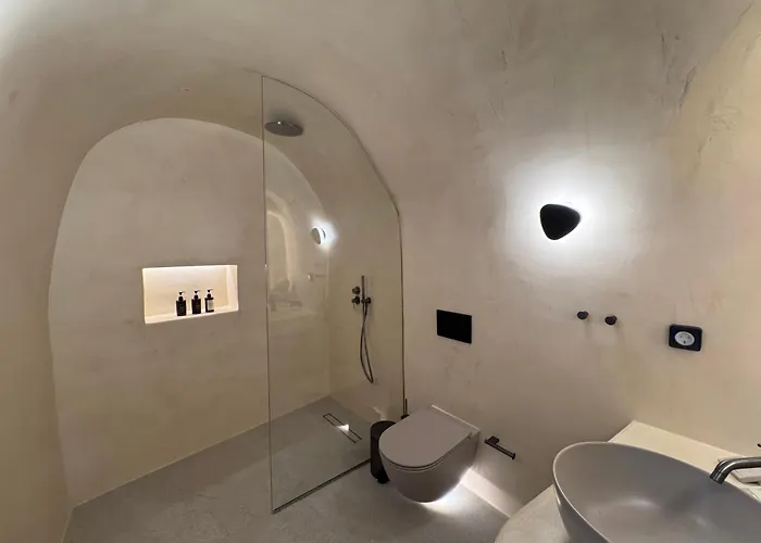 Caldera's Dream Cave House With Hot Tub & Sea View Feriehus