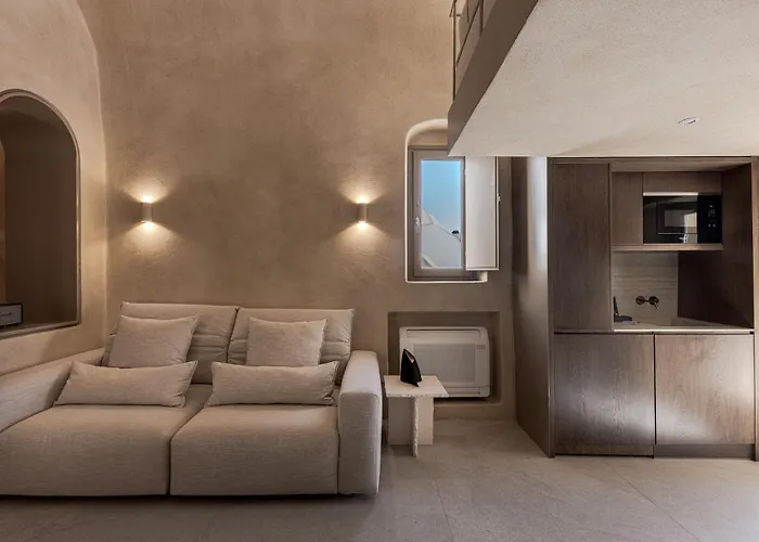 Caldera's Dream Cave House With Hot Tub & Sea View Feriehus *