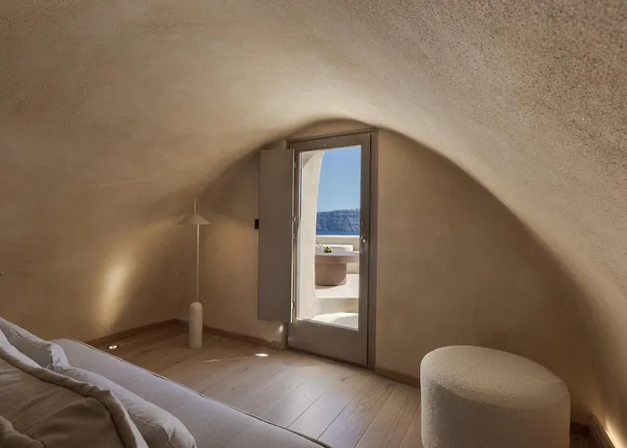 Caldera's Dream Cave House With Hot Tub & Sea View Feriehus *