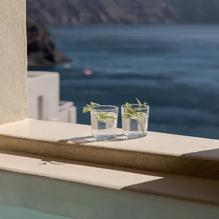 別荘 Caldera's Dream Cave House With Hot Tub & Sea View *