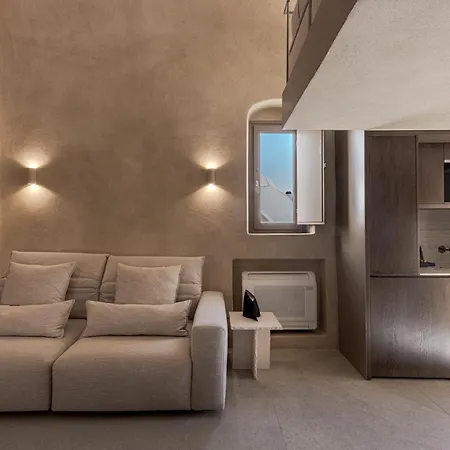 Caldera's Dream Cave House With Hot Tub & Sea View 別荘 *