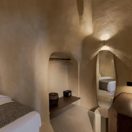 別荘 Caldera's Dream Cave House With Hot Tub & Sea View *