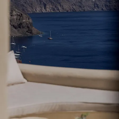 別荘 Caldera's Dream Cave House With Hot Tub & Sea View