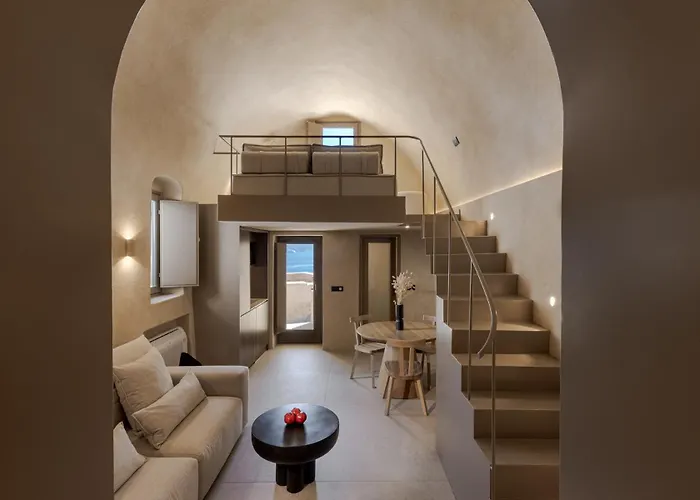 Caldera's Dream Cave House With Hot Tub & Sea View *